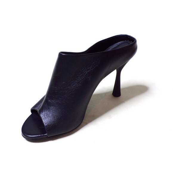 🆕 AGL Attilio Giusti Leombruni Dea Mule Sandal Shoes Leather Black 10 - Picture 10 of 14